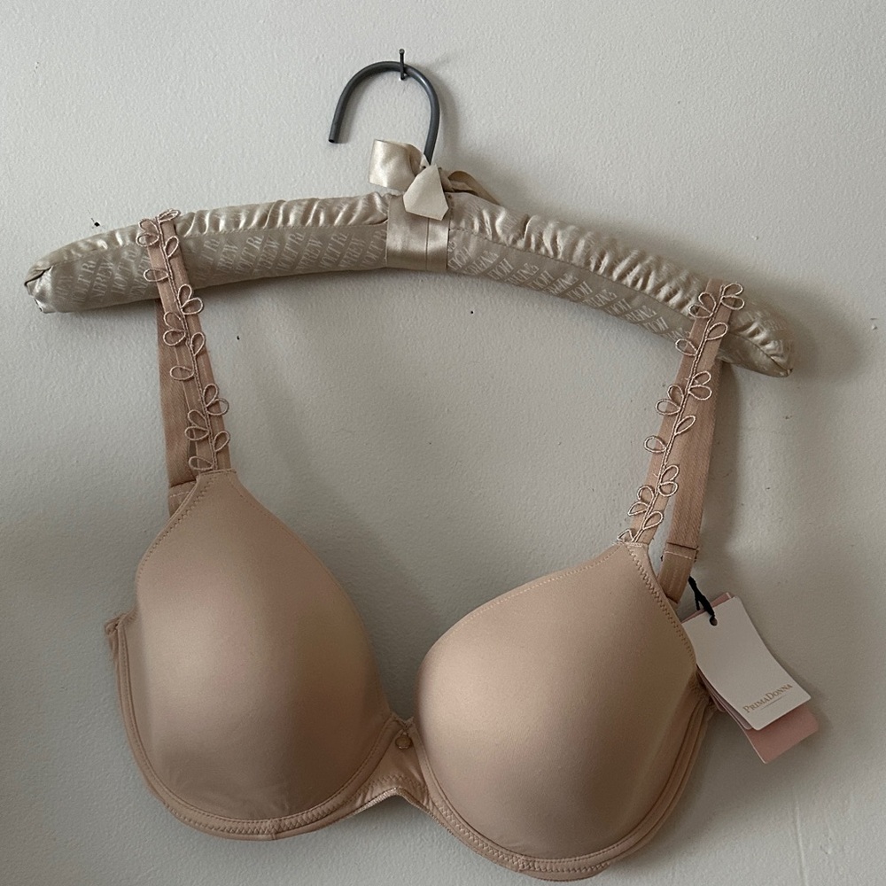 Prima Donna Cream Bra with Floral Accents
